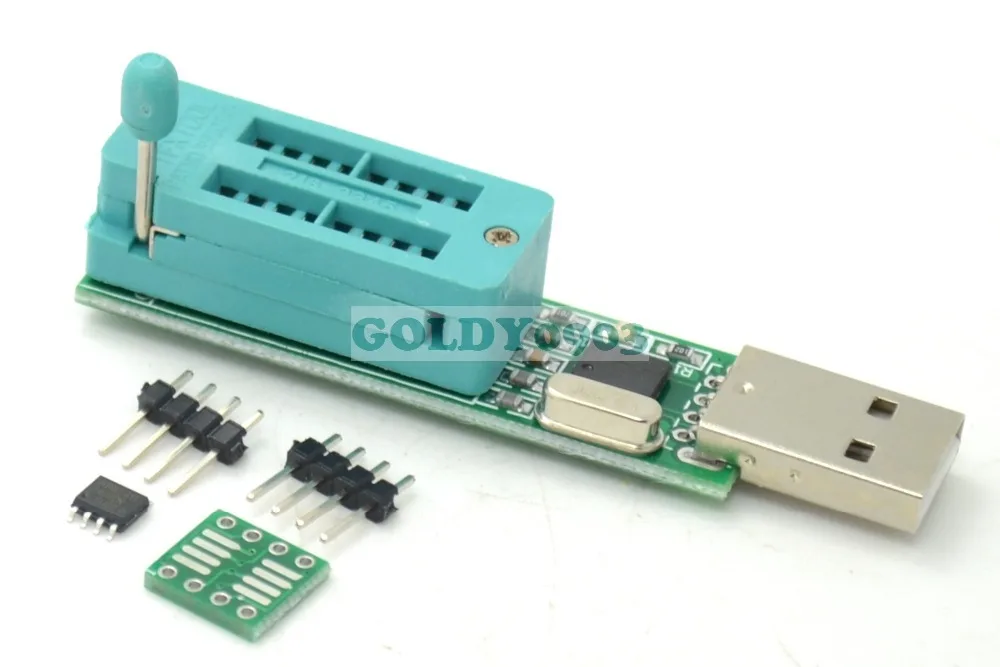24CXX 24LCXX 프로그래머 EEPROM 리더 라이터 24C02 SOP to DIP Block USB|sop to dip ...