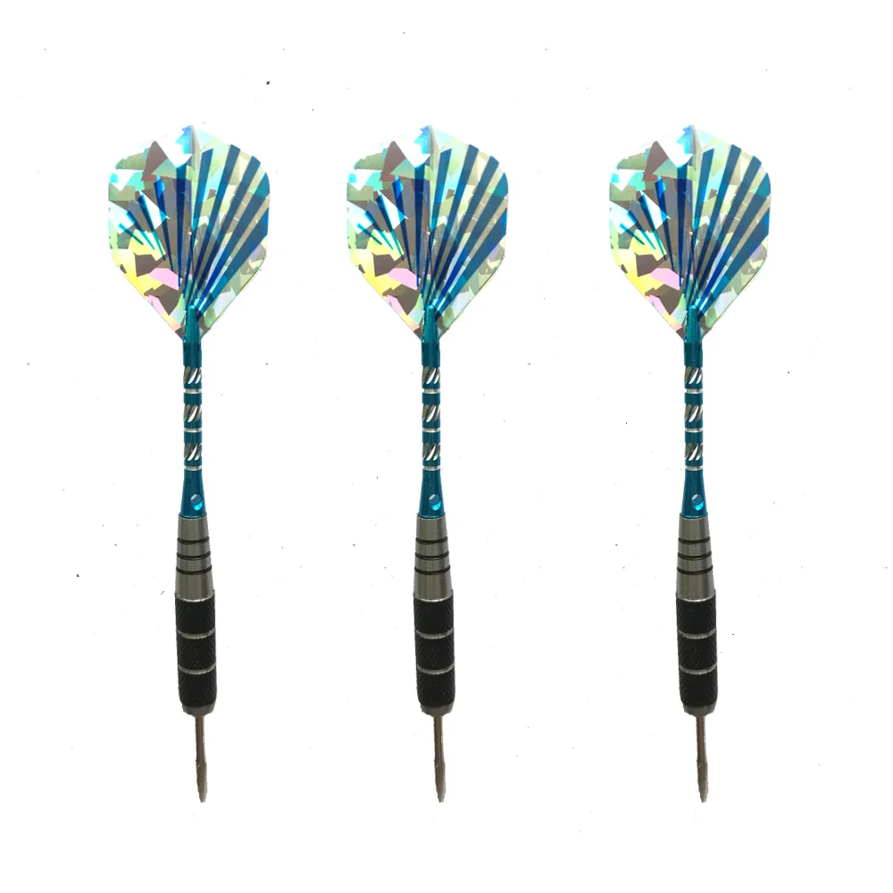 

3Pcs Stainless Steel Tipped Darts Carved Dart Shaft Aluminium Dart Flight Anti-dropping Design