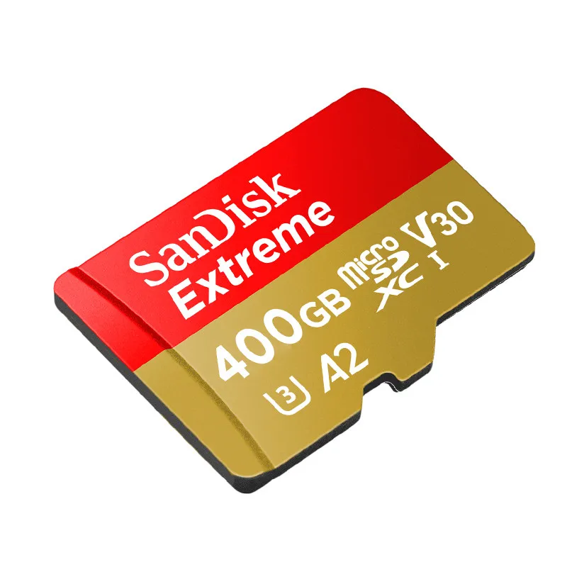 Карта памяти SanDisk MicroSD 16 ГБ 32 ГБ 64 Гб 128 ГБ 256 Гб 400 ГБ 512 Гб MicroSD U3 A2 V30 TF карта cartao de memoria - Емкость: 400GB
