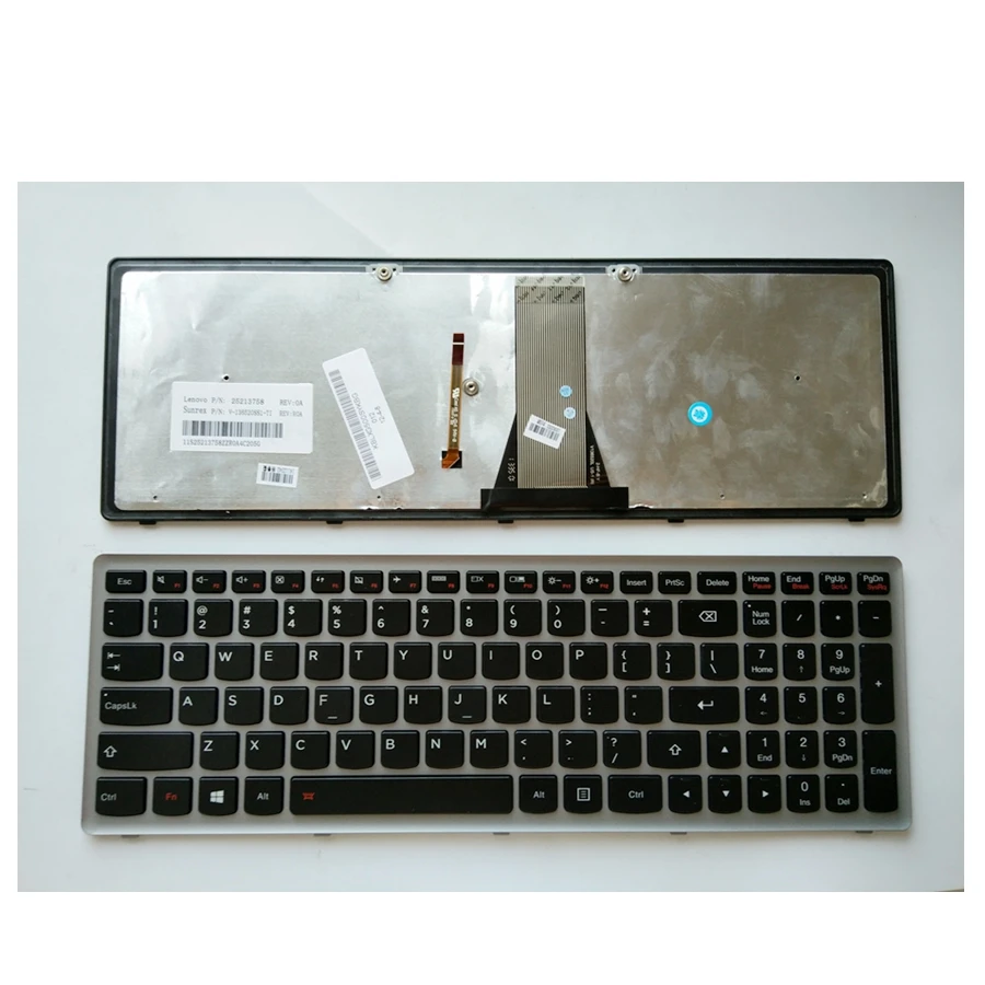 Новая английская клавиатура для ноутбука LENOVO S500 S510P G500S G505S Z501 Z510 FLEX 15 15D с