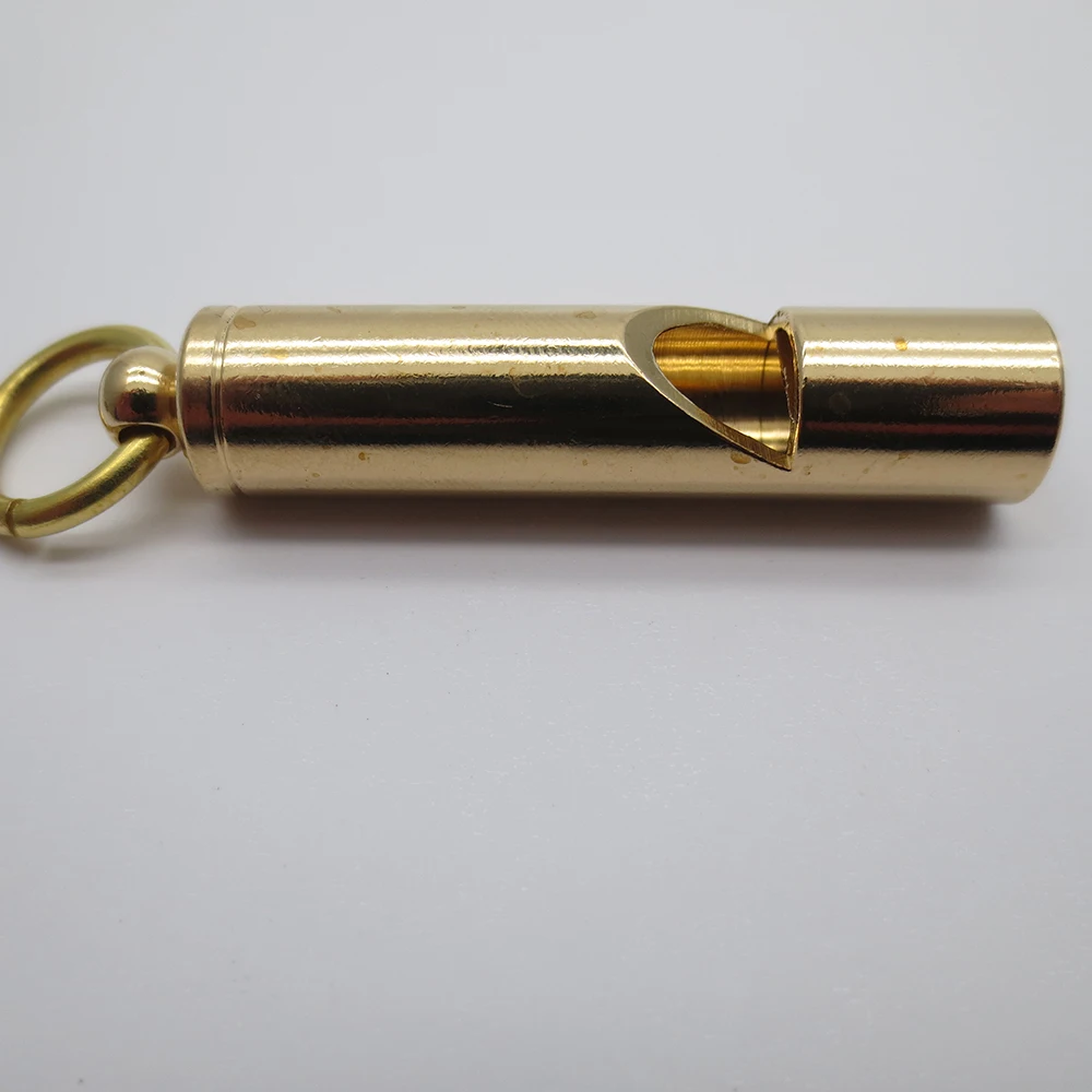 Brass Metal Emergency Whistles Outdoor Survival Whistle Tool N1T4 EDC A Z0R3 