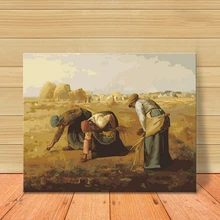 MOLEK Европа, масляные краски по номерам DIY Arcylic живопись дети картина маслом на холсте ручной работы Сцены картина постер на стену для домашнего декора