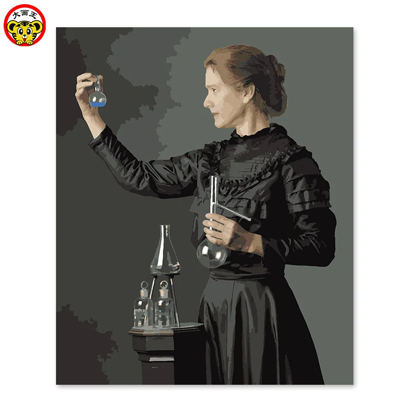 

painting by numbers art paint by number DIY Digital Painting, Decorations, Artisans, Marie Curie, Scientists, Physicists, Chemis