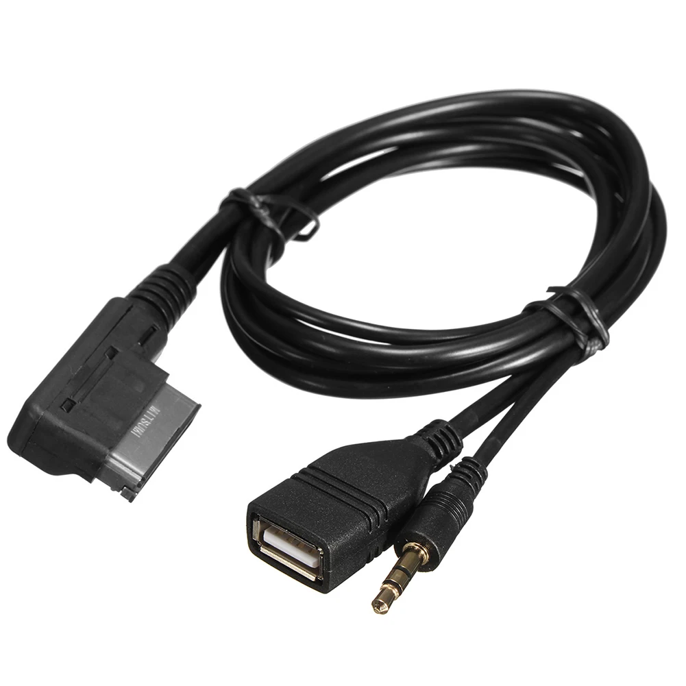 

SOONHUA Mini Cable Music MDI AMI MMI Interface USB Charger AUX Cables For Audi A6L A8L Q7 A3 A4L A5 A1