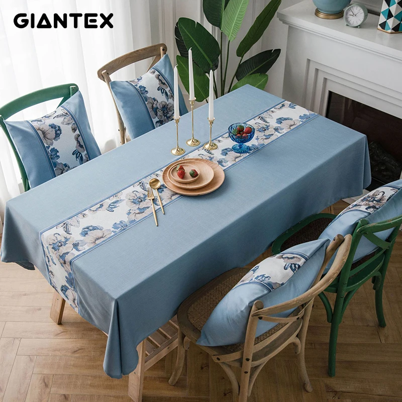 GIANTEX Декоративная скатерть прямоугольные скатерти для обеденного стола обрус