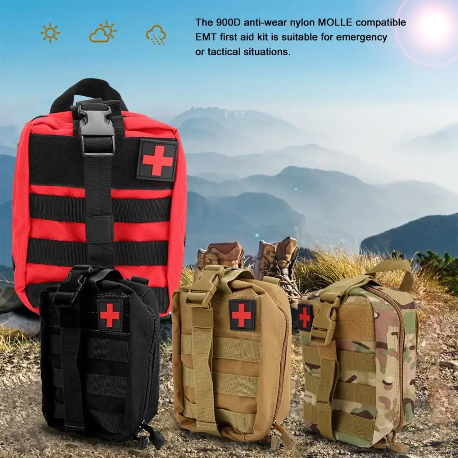 

MOLLE Military First Aid Supplies Kit Survive Medicine Storage Bag