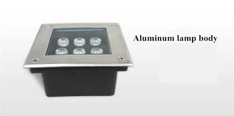 Luzes do Jardim Luzes de Quintal Lâmpadas à Prova Luz de Parede w ao ar Chão Subterrâneo Exterior 12 v 9 w 16 Livre Praça Enterrado d' Água Luz dc 22 Luz chão Subterrâneo Luzes Do Jardim Luz
