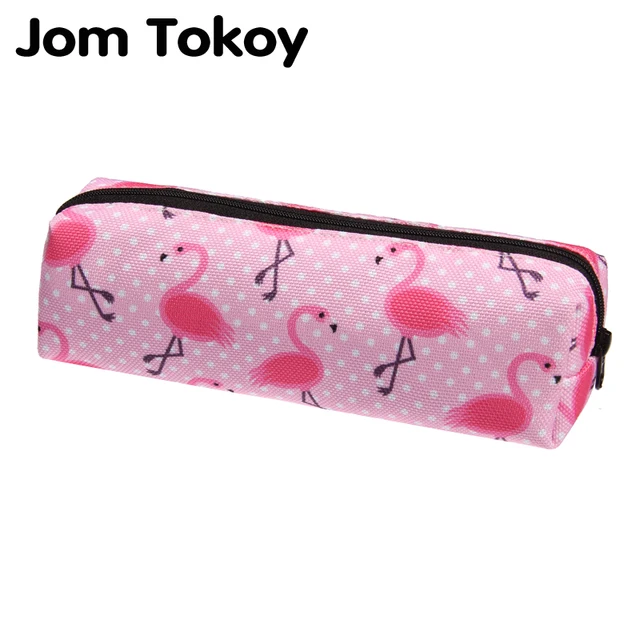 Jom Tokoy 3d Print Cosmetic Bag 2018 Fashionable Women Pink Flamingo Jom Tokoy 3d Print Cosmetic Bag 2018 Fashionable Women Pink Flamingo Makeup Stationery Pouch Kids