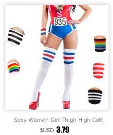 Сексуальные женские чулки в полоску для девочек, чулки выше колена, нейлоновые колготки в стиле хип-хоп, косплей, чулочно-носочные изделия Harajuku SW110