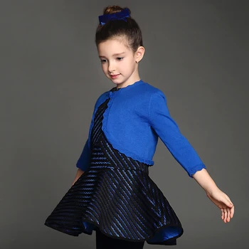 

Girl Autumn Dress Little Devil Star Children's Blue Dress Children's Red Dress