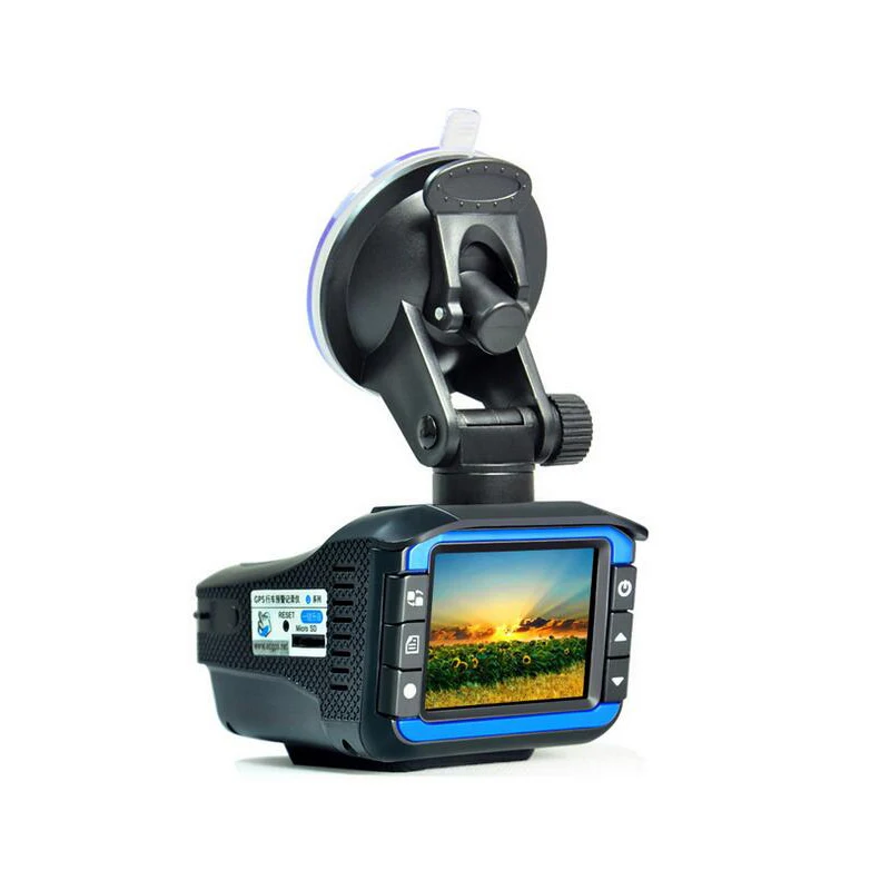 2 в 1 анти лазерный Автомобильный видеорегистратор радар детектор HD 720P 150 градусов