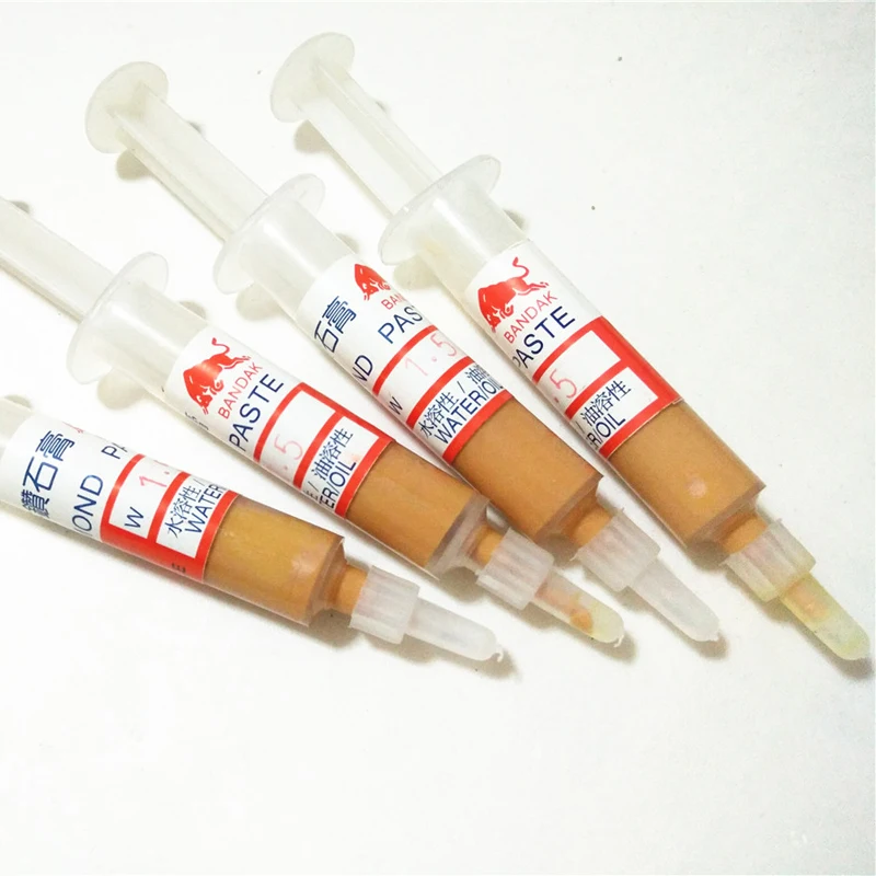 12 Pieces Diamond Abrasive Paste Needle Tube Grinding Polishing Paste