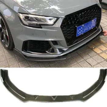 

RS3 carbon fiber front bumper wing skirt spoiler Auto car front lip for RS3 Bodykit Bumper 2017-2018 Bodykits
