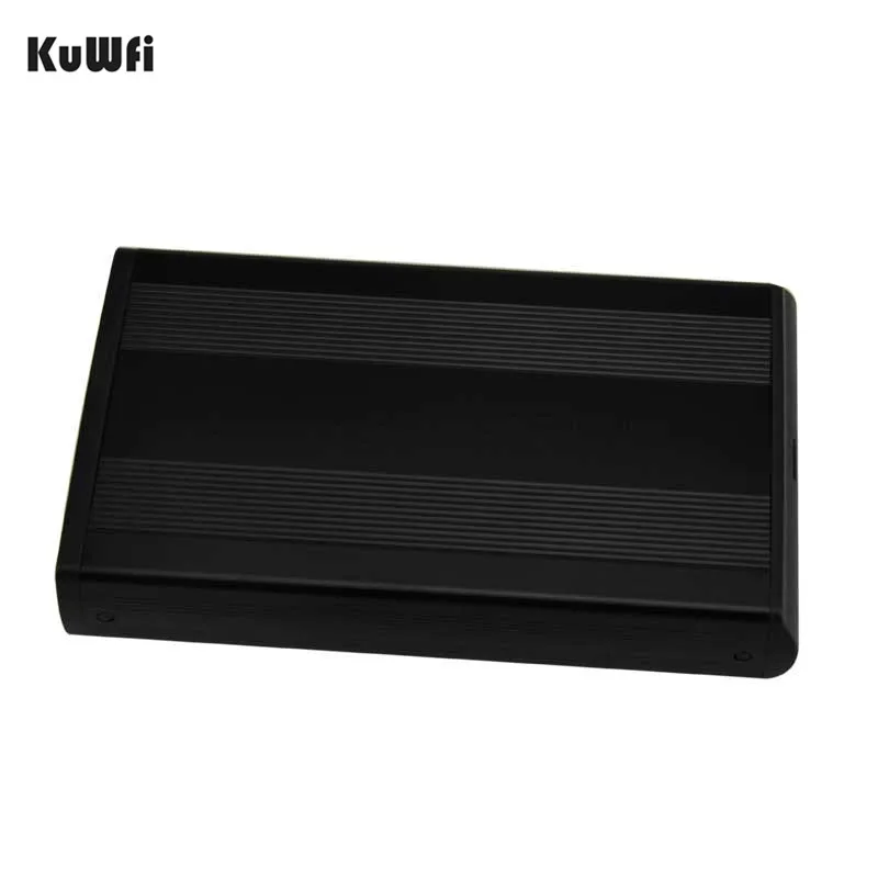 KuWFi 3.5 Inch USB 2.0 SATA External HDD Disk Hard Drive Enclosure Case Cover External Storage Box Support Hard Drive up to 1TB 