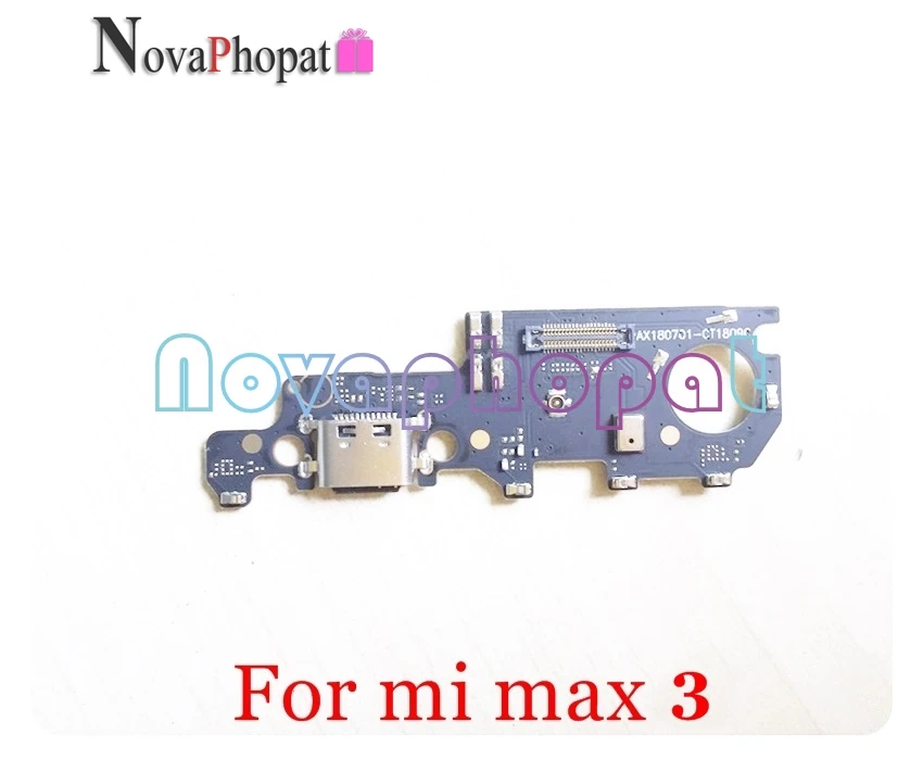 Novaphopat для Xiaomi mi max 3 Max3 2 зарядное устройство Подключение плата Порт зарядной USB