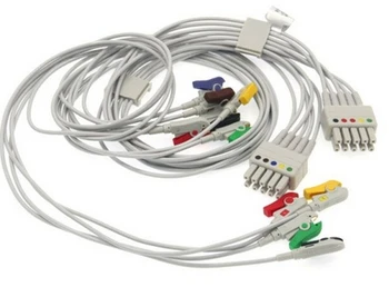 

Compatible New Mortara 250C 10-leads EKG patient monitor leads set Clip with CE&ISO13485,medical TPU with 1year warranty