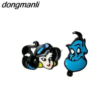 P656 Dongmanli ювелирные изделия Симпатичные серьги-гвоздики для женщин эмалированная нержавеющая сталь пирсинг корейские серьги для девочек