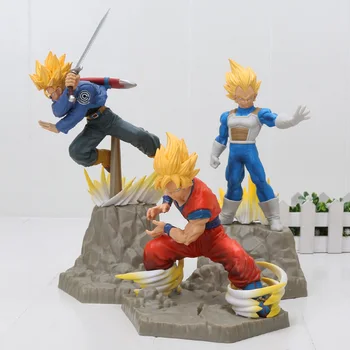 

Dragon Ball Super Saiyan son Goku vegeta Trunks APF Absolute Perfection Figure dragon ball z Toy DBZ Collection Model toys