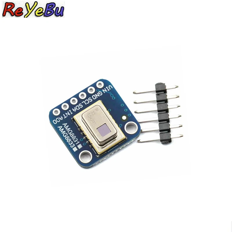 

1Pce AMG8833 IR 8*8 Thermal Imager Array Temperature Sensor Module 8x8 Infrared Camera Sensor For Raspberry Pi