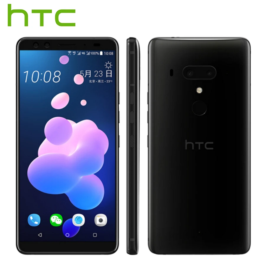 Горячая Распродажа мобильный телефон HTC U12 Plus 4G LTE 6 ГБ 128 ГБ/64 ГБ Android 8 Восьмиядерный процессор Snapdragon 845 6,0 дюйма 2K экран IP68 смартфон