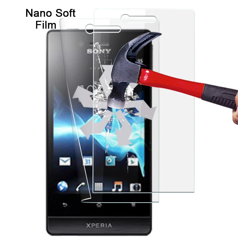 

High Quality Nano Soft Film Screen Protector For Sony Xperia Miro ST23I Explosion-proof Nano Soft Film