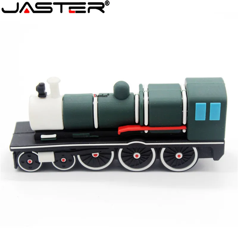 

JASTER wholesale 100% Real capacity Usb Small train flash drive Memory stick usb 2.0 4g/8g/16g/32g/64GB Fashion memory gift