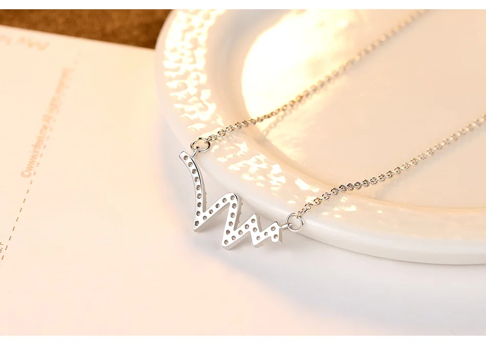 

S925 sterling silver female clavicle chain fashion pendant necklace BLT17