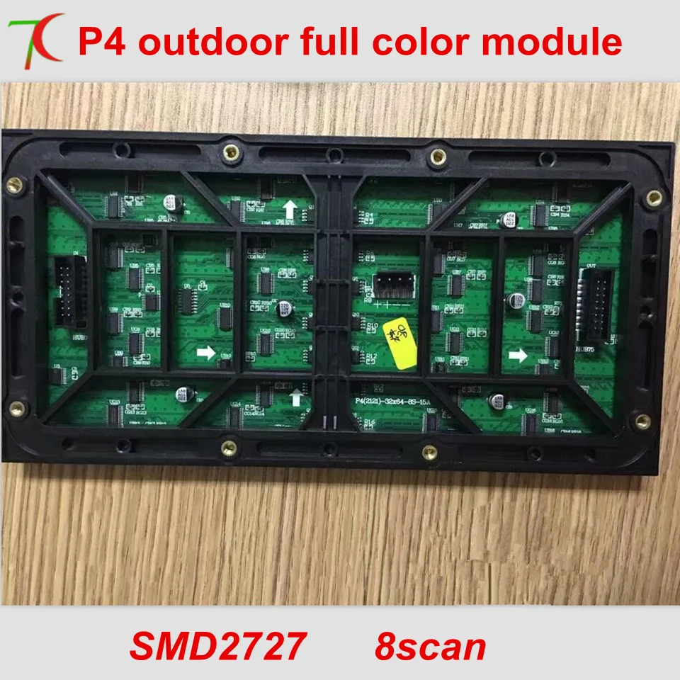 

Outdoor P4 rgb waterproof HD full color dot matrix 256x128mm led panel for led display , 8scan,62500dots/sqm
