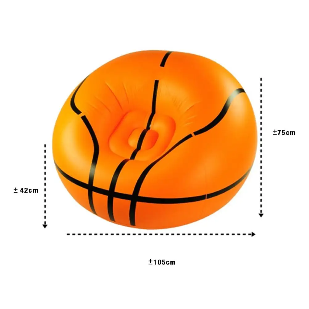 Outdoor Inflatable Basketball Chair Soccer Ball Air Sofa PVC Lounger For Adult Kids Outdoor Camp Lounge Armchair Outdoor Inflatable Basketball Chair Soccer Ball Air Sofa PVC Lounger For Adult Kids Outdoor Camp Lounge Armchair