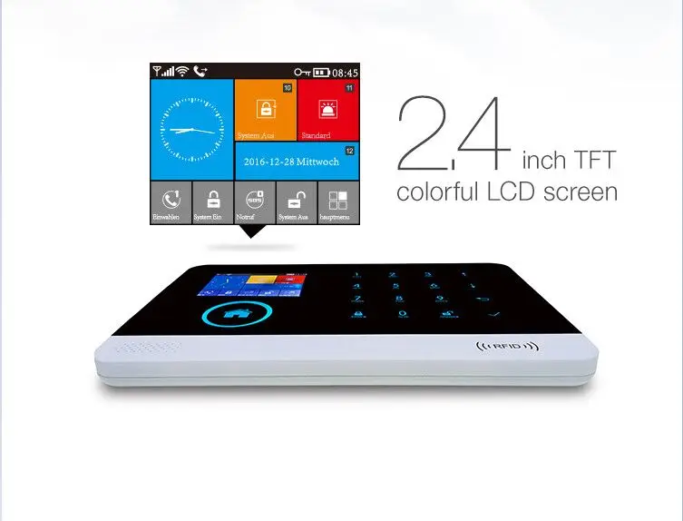 

SmartYIBA DIY KIT Intelligent Wireless SMS GPRS WIFI 3G ALARM SYSTEM SECURITY HOME Auto DialAPP Remote Control ALARM WITH CAMERA