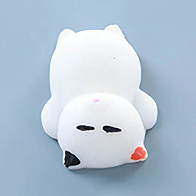 Kawaii креативный подарок крем Ароматические squishydepression мяч Анти Стресс мягкий toySqueeze Игрушки для маленьких детей Рождественский подарок 5*3*2,5 см - Цвет: White kitten