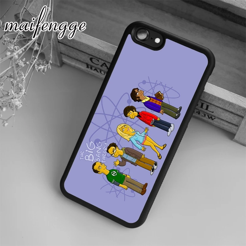 

maifengge The Big Bang Theory As Case For iPhone 6 6S 7 8 Plus X 5 5S SE Case cover for Samsung S5 S6 S7 edge S8 Plus shell