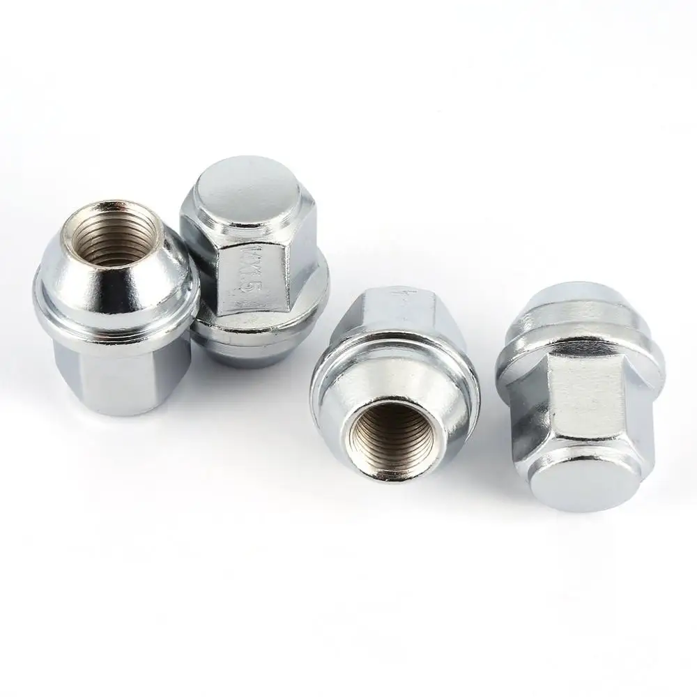 

Brand New For Chrysler 300C Tyre Nut One Set Four Pieces Stainless Steel Tyre Nut Silver 30*30*35mm High Qulity