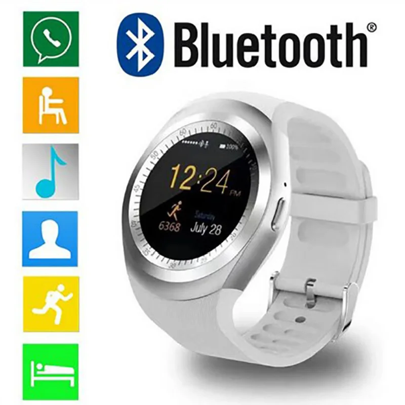 

Smart watches wristband style high resolution Touch control Bluetooth Connect health monitoring smart reminder information push