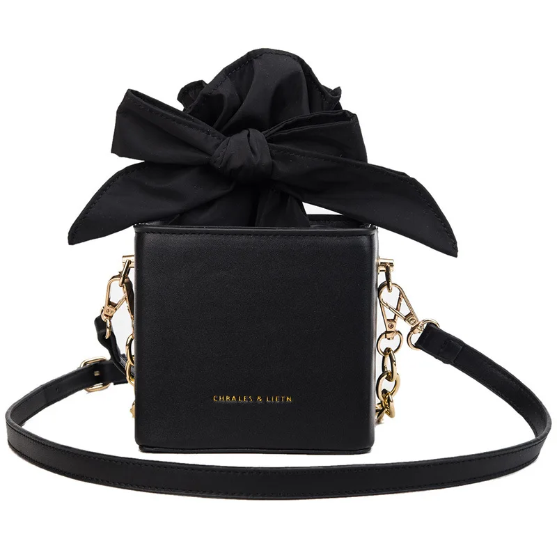 

Women's Casual Party Wedding Chain Handbag Cute Box Design Crossbody Pu Leather Shoulder Bag Messenger Bag Purses Wallet Clutch