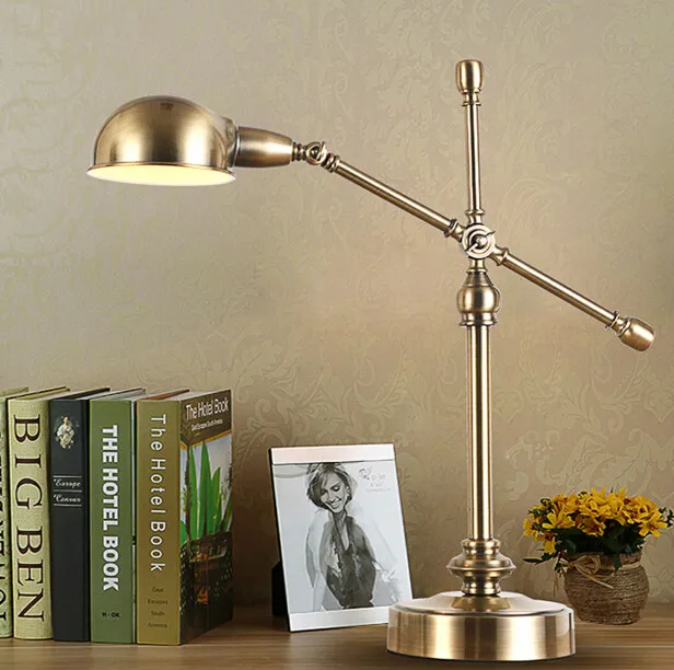 2017-Time-limited-Sale-American-Vintage-Bed-Room-Bedside-Table-Lamp-Industrial-Wind-Long-Arm-Lights