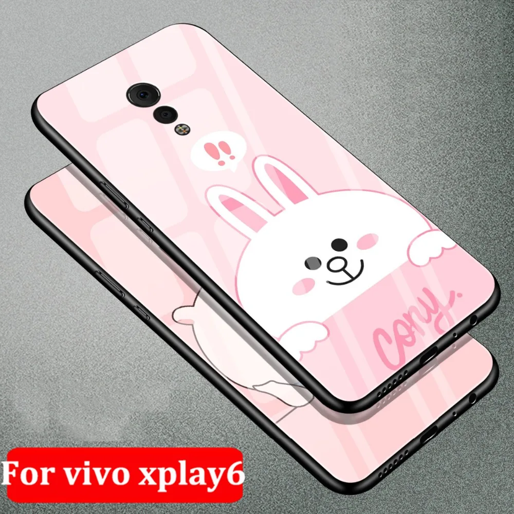 5 46 &quotдля vivo xplay6 чехол для телефона милый из закаленного стекла xplay 6 Чехол
