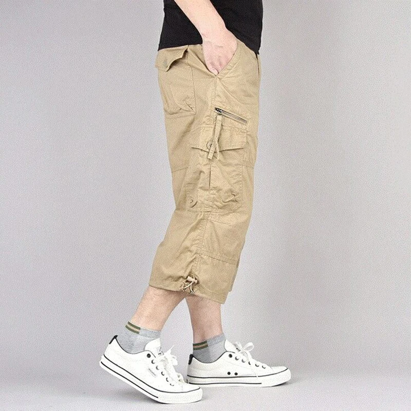 

Men 100% Cotton Short Multi Pocket Military Short Men Camouflage Cargo Pants Hot breeches Men Tactical Short Plus Size