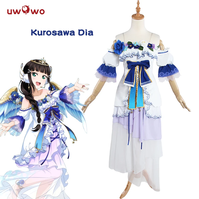 UWOWO Dia Kurosawa Косплей Love Live Sunshine Aqours Angel Awake Idolized костюм для девочек|cosplay love live|love live