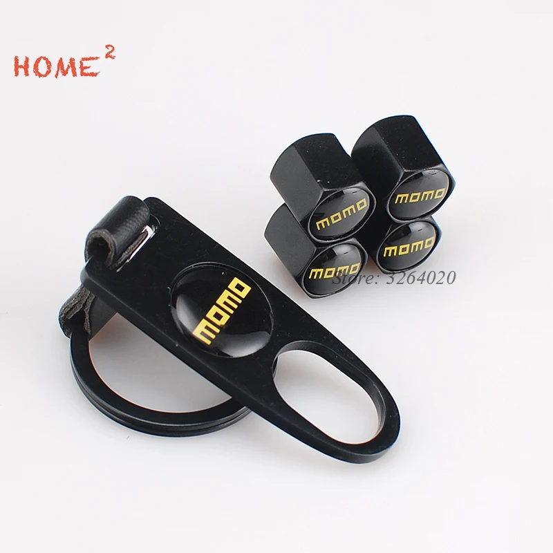

Car Styling Tire Valves Stem Caps Wheel Parts Tool Key Ring for MOMO Logo for MINI Cooper Porsche scion Skoda Vespa Yamaha MG