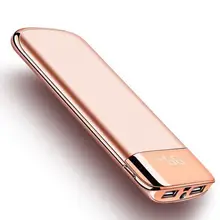 30000 мАч Внешний аккумулятор внешний аккумулятор 2 USB светодиодный внешний аккумулятор портативное зарядное устройство для мобильного телефона для Xiaomi Mi iPhone X Note 8