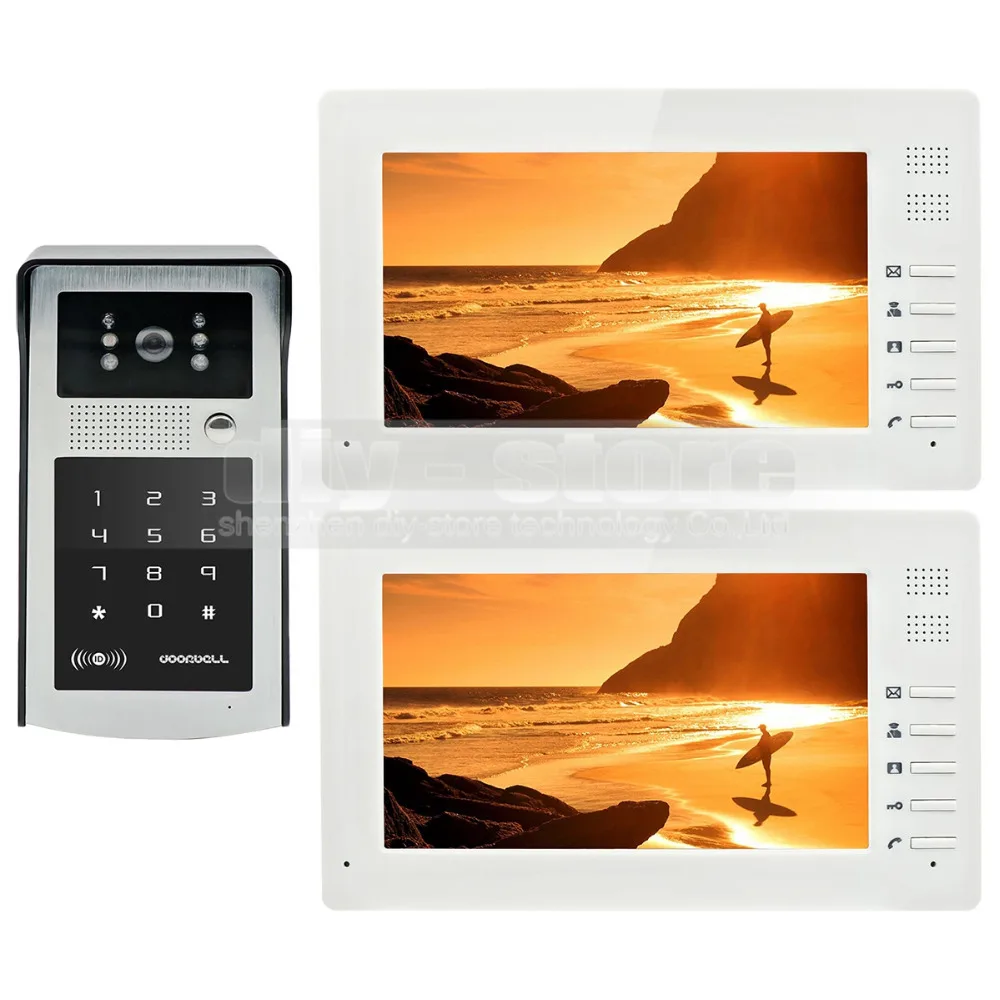 DIYSECUR 7 inch HD TFT LCD Monitor font b Video b font Door Phone font b