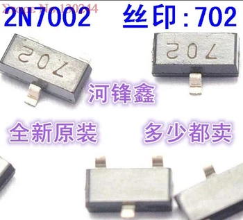 

100pcs/lot 2N7002LT1G 2N7002 MMBT7002 7002 702 N-Channel MOSFET N-CH SOT-23 SMD In Stock