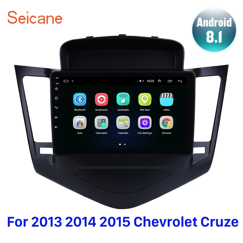 Seicane Android 8 1 9 дюймов автомобильный мультимедийный плеер gps для 2013 20142015 Chevrolet Cruze Navi