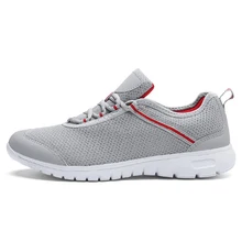 Plus size Mesh Breathable Men Running Shoes Super Light Half Marathon Men Sneakers Young Cool Summer Sport Shoes