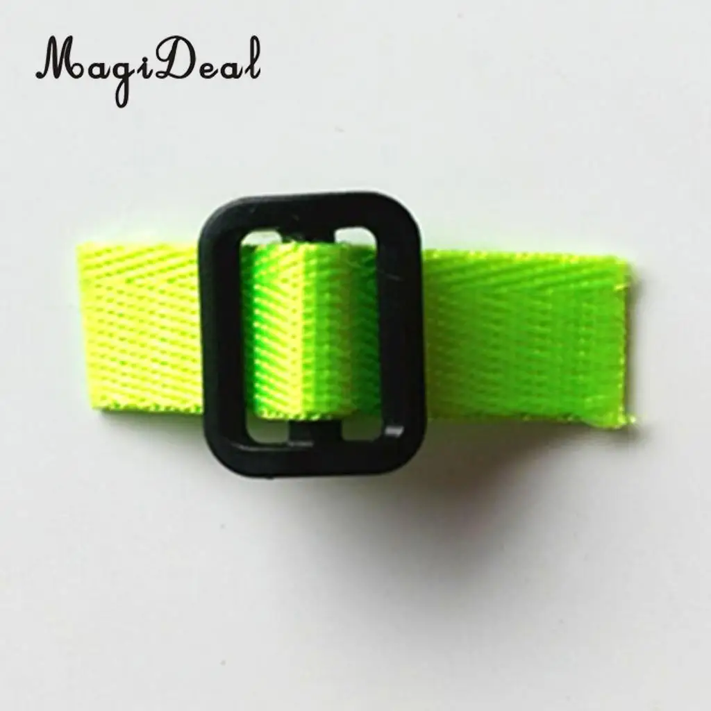 MagiDeal Durable 10Pcs Plastic Weight Belt Webbing Strap Slide Buckle Stopper Keeper Retainer for Scuba Diving Backpack Bag Belt