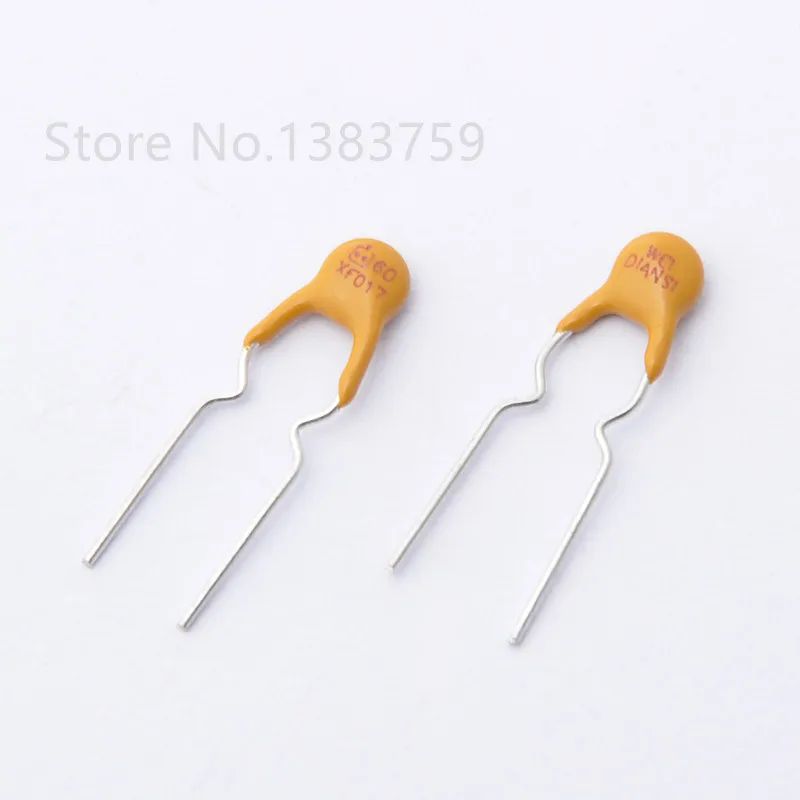 

10/50/100pcs plug-in self-recovery fuse WDS60-017 60V 0.17A 170MA PPTC WEIDIANSI