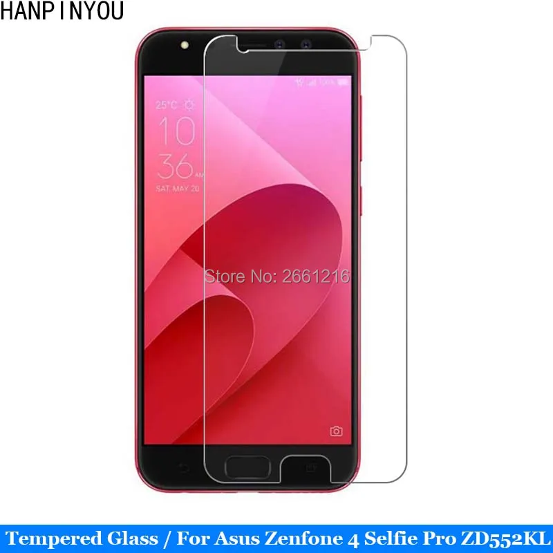 

For Asus ZD552KL Tempered Glass 9H 2.5D Premium Screen Protector Film For Asus Zenfone 4 Selfie Pro ZD552KL 5.5"