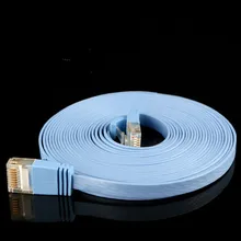 Home improvement color flat product network cable Gigabit computer jumper ultra-thin network cable KW