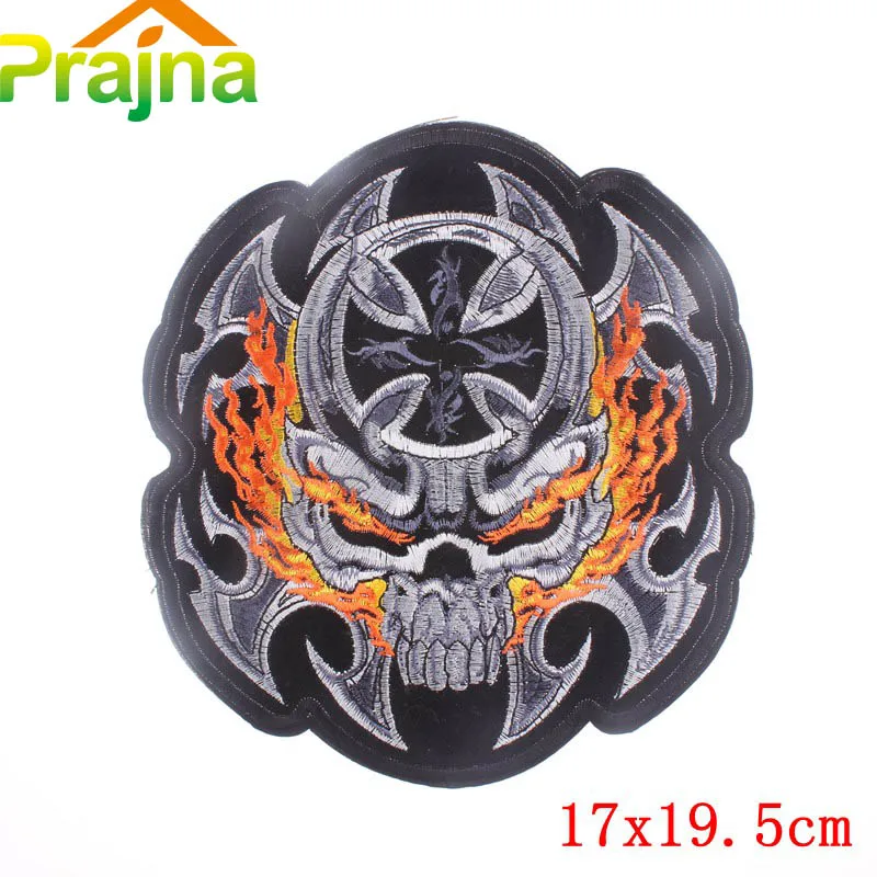 Prajna Live To Ride Patch Motorcycle Letter Hippie Patches Iron On Embroidered Patches For Clothes Stripes Stickers DIY Applique - Цвет: Белый